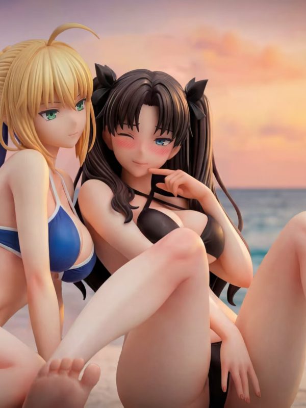Saber & Rin Tohsaka hentia figure