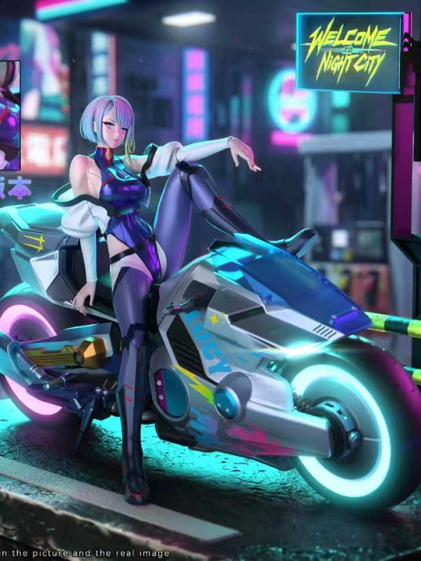 Motorcycle Lucy figure