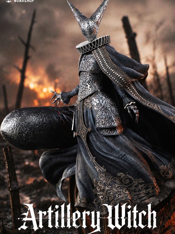 Trench Crusade Artillery Witch figure