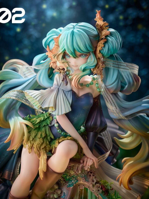 Hatsune Miku anime statue